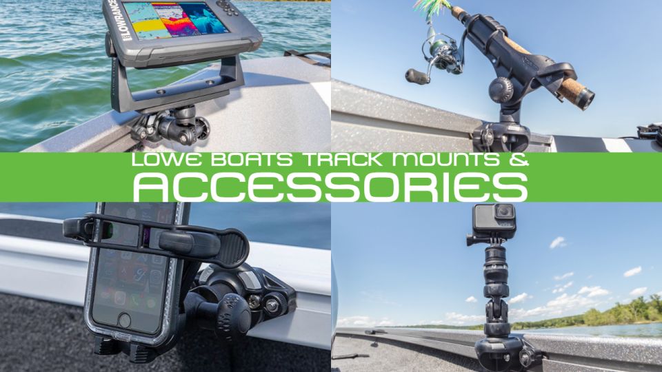 Accessories for Lowe Boats Gunnel Track - Strong, high quality & no tools  required RAILBLAZA