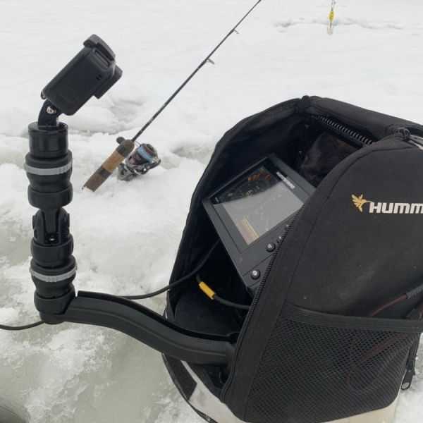 DIY Portable Ice Fishing Sounder & Camera Set Up - Humminbird Helix & GoPro  RAILBLAZA