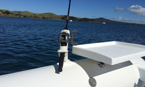 Fitting Rod holders and other accessories to RIB's & Inflatable boats just  got easier RAILBLAZA