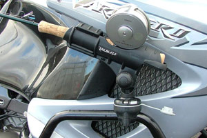 Mounting Rod Holder To Your Motorcycle For Fly Fishing, Shetland