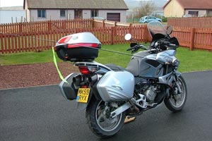 Mounting Rod Holder To Your Motorcycle For Fly Fishing, Shetland UK